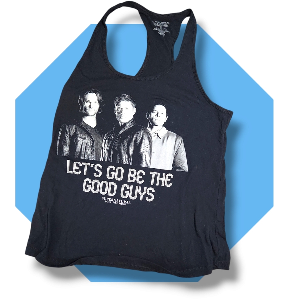 Supernatural-Join The Hunt Women's(2X) Sleeveless Black Top